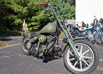 bigstockphoto_Custom_Military_Style_Motorcyc_880969
